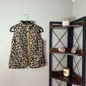 St John’s Bay Animal Print Vest, NWT, size Small